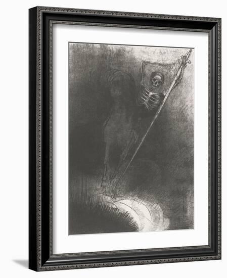 Death on a Horse, 1899-Odilon Redon-Framed Giclee Print