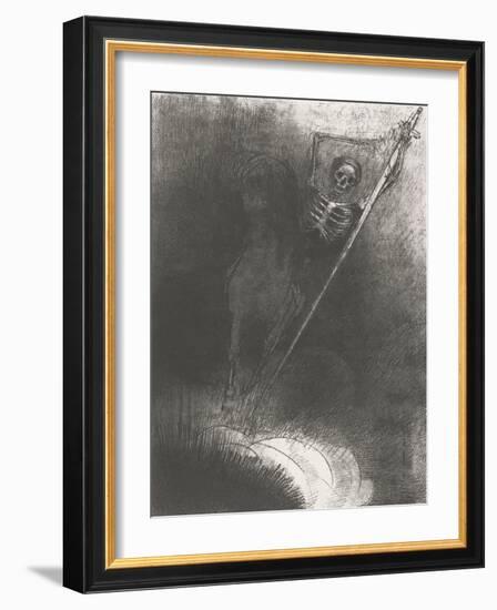 Death on a Horse, 1899-Odilon Redon-Framed Giclee Print