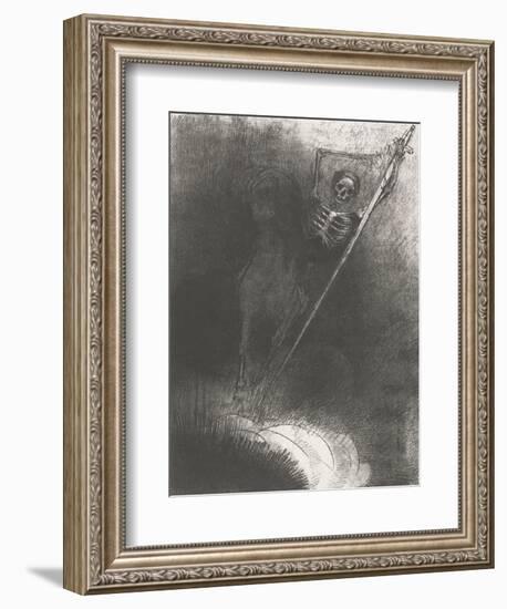 Death on a Horse, 1899-Odilon Redon-Framed Giclee Print