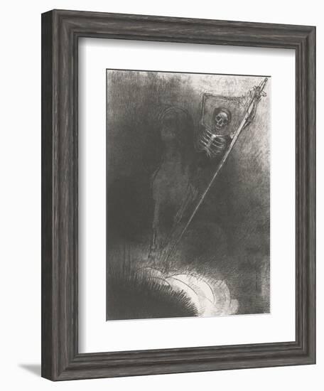 Death on a Horse, 1899-Odilon Redon-Framed Giclee Print