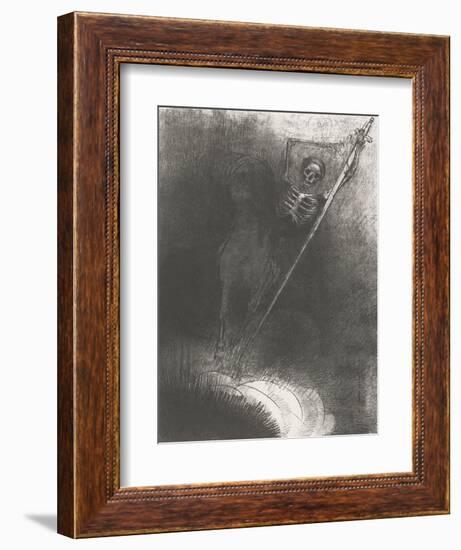 Death on a Horse, 1899-Odilon Redon-Framed Giclee Print