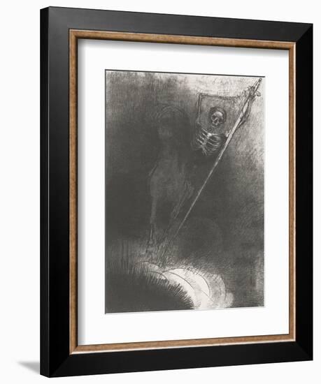 Death on a Horse, 1899-Odilon Redon-Framed Giclee Print