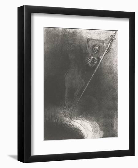 Death on a Horse, 1899-Odilon Redon-Framed Giclee Print