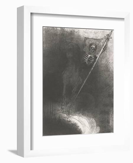 Death on a Horse, 1899-Odilon Redon-Framed Giclee Print