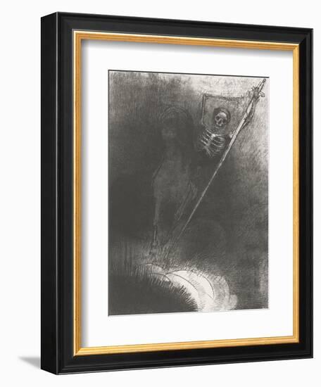 Death on a Horse, 1899-Odilon Redon-Framed Giclee Print