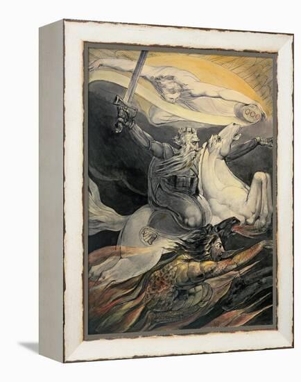 Death on a Pale Horse, C.1800-William Blake-Framed Premier Image Canvas