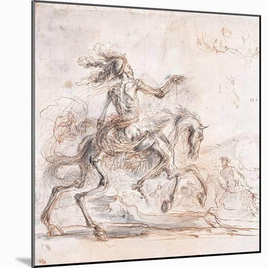 Death on the Battlefield-Stefano Della Bella-Mounted Giclee Print