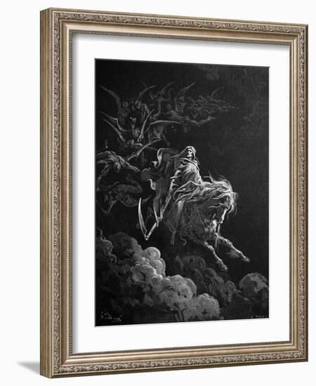 Death on the Pale Horse by Gustave Dore-Philip Gendreau-Framed Giclee Print