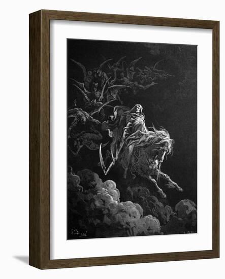 Death on the Pale Horse by Gustave Dore-Philip Gendreau-Framed Giclee Print