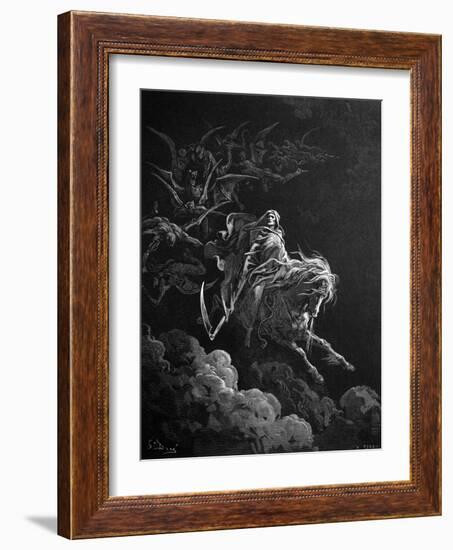 Death on the Pale Horse by Gustave Dore-Philip Gendreau-Framed Giclee Print