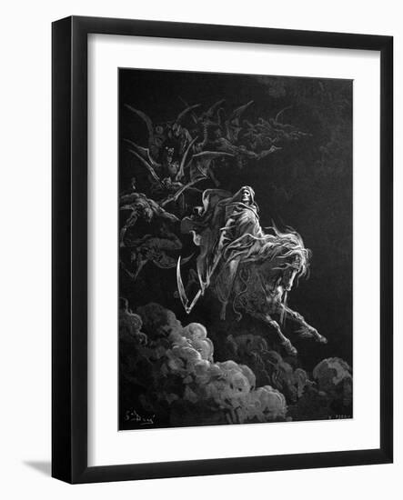 Death on the Pale Horse by Gustave Dore-Philip Gendreau-Framed Giclee Print