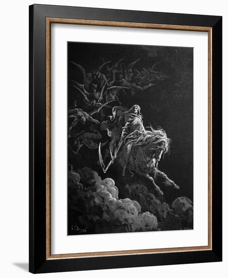 Death on the Pale Horse by Gustave Dore-Philip Gendreau-Framed Giclee Print