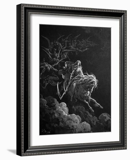 Death on the Pale Horse by Gustave Dore-Philip Gendreau-Framed Giclee Print