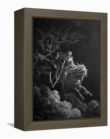 Death on the Pale Horse by Gustave Dore-Philip Gendreau-Framed Premier Image Canvas