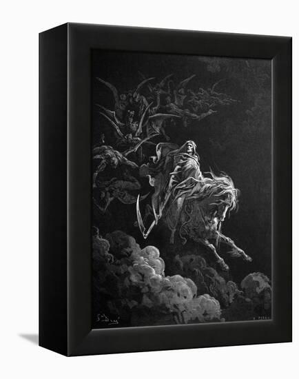 Death on the Pale Horse by Gustave Dore-Philip Gendreau-Framed Premier Image Canvas