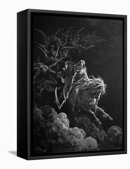 Death on the Pale Horse by Gustave Dore-Philip Gendreau-Framed Premier Image Canvas