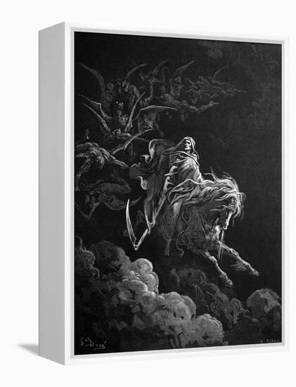 Death on the Pale Horse by Gustave Dore-Philip Gendreau-Framed Premier Image Canvas