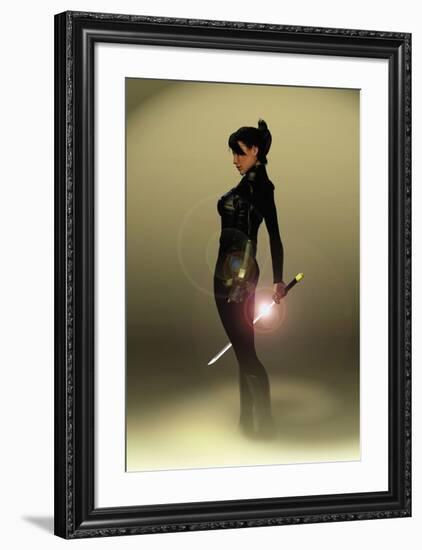 Death on Two Legs-null-Framed Art Print