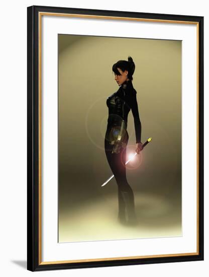 Death on Two Legs-null-Framed Art Print