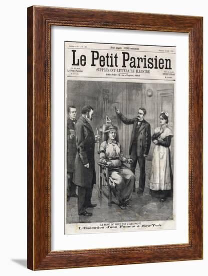 Death Penalty by Electrocution 1899-Stefano Bianchetti-Framed Giclee Print