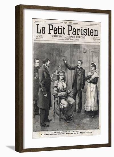 Death Penalty by Electrocution 1899-Stefano Bianchetti-Framed Giclee Print