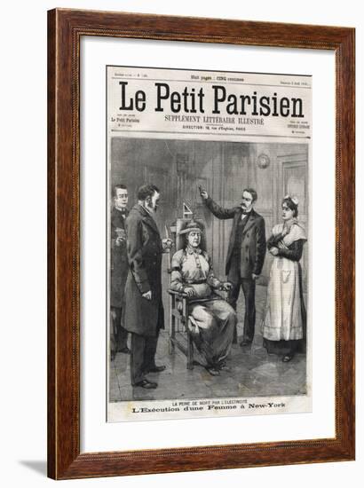 Death Penalty by Electrocution 1899-Stefano Bianchetti-Framed Giclee Print