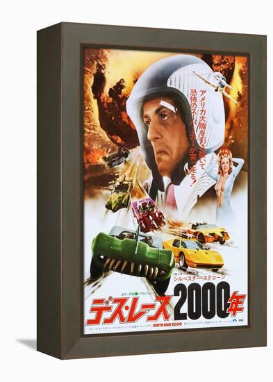 Death Race 2000, Japanese Poster Art, Sylvester Stallone, 1975-null-Framed Stretched Canvas