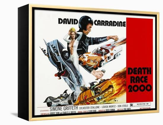 Death Race 2000, Simone Griffeth, David Carradine, 1975-null-Framed Stretched Canvas