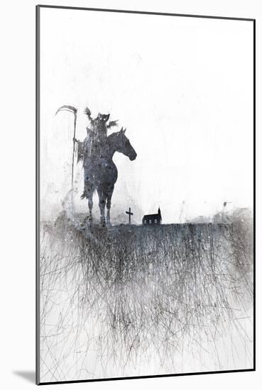 Death rides a horse-Alex Cherry-Mounted Art Print