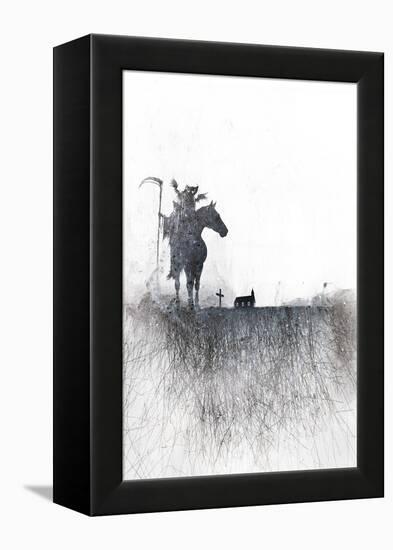 Death rides a horse-Alex Cherry-Framed Stretched Canvas