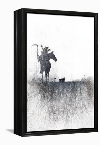 Death rides a horse-Alex Cherry-Framed Stretched Canvas
