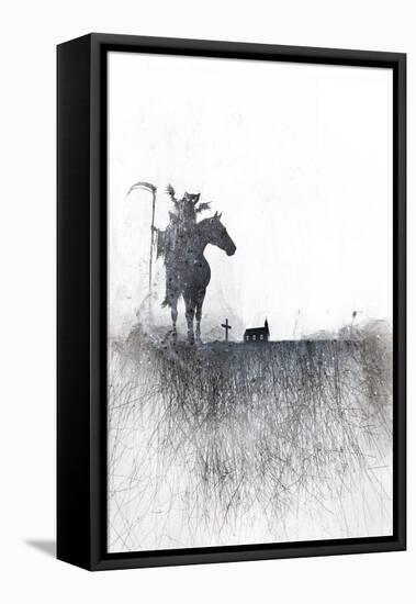 Death rides a horse-Alex Cherry-Framed Stretched Canvas