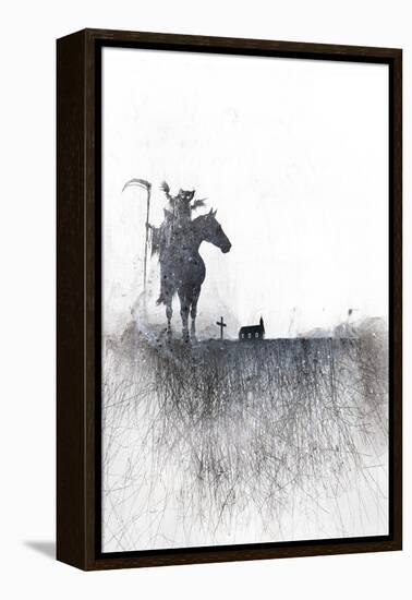 Death rides a horse-Alex Cherry-Framed Stretched Canvas