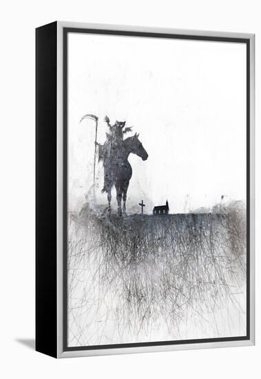 Death rides a horse-Alex Cherry-Framed Stretched Canvas