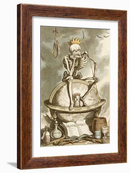 Death's Dance-Thomas Rowlandson-Framed Giclee Print