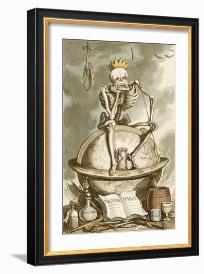 Death's Dance-Thomas Rowlandson-Framed Giclee Print