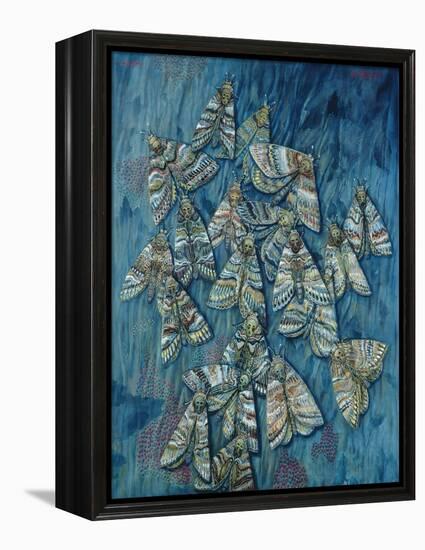 Death's Head Moths, 1996-Tamas Galambos-Framed Premier Image Canvas