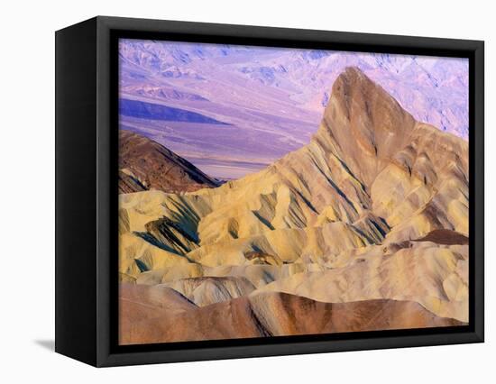 Death Valley from Zabriskie Point-Jim Zuckerman-Framed Premier Image Canvas