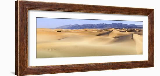 Death Valley. Landscape of Mesquite Flats Sand Dunes.-Janet Muir-Framed Photographic Print