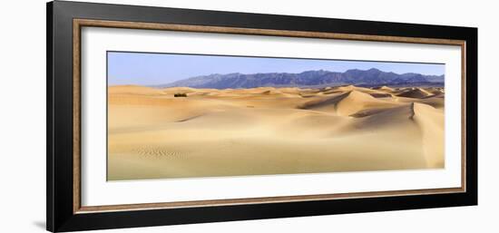 Death Valley. Landscape of Mesquite Flats Sand Dunes.-Janet Muir-Framed Photographic Print