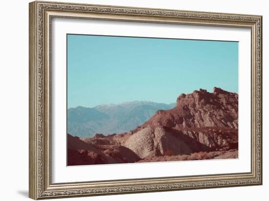 Death Valley Mountains-NaxArt-Framed Art Print