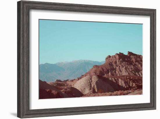 Death Valley Mountains-NaxArt-Framed Art Print