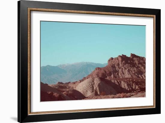 Death Valley Mountains-NaxArt-Framed Art Print