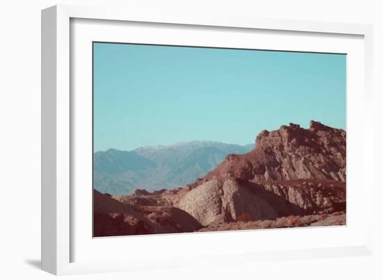 Death Valley Mountains-NaxArt-Framed Art Print