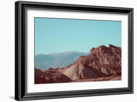 Death Valley Mountains-NaxArt-Framed Art Print