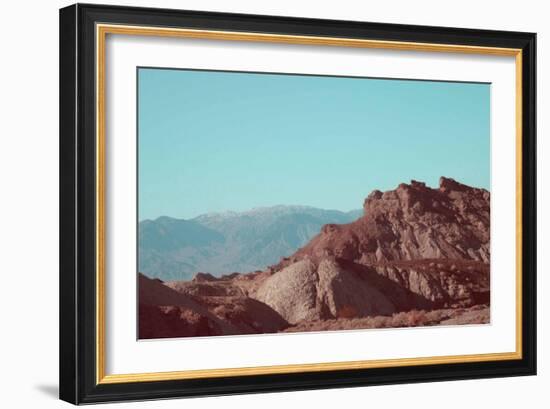 Death Valley Mountains-NaxArt-Framed Art Print