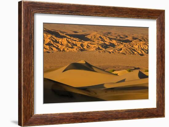 Death Valley National Park, California: Mesquite Sand Dunes Near Stovepipe Wells-Ian Shive-Framed Photographic Print