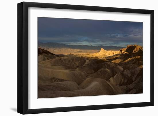 Death Valley National Park, California: Sunrise On Zabriskie Point-Ian Shive-Framed Photographic Print