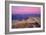 Death Valley National Park - Zabriskie Point and Sunset-Lantern Press-Framed Art Print