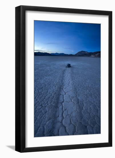 Death Valley NP, CA: "Moving" Rocks Of The Famous Racetrack-Ian Shive-Framed Photographic Print